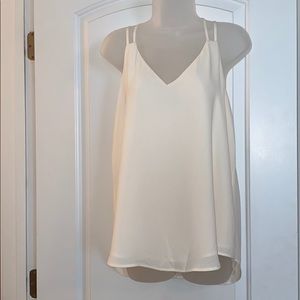 LOFT criss-cross strappy cami large petite